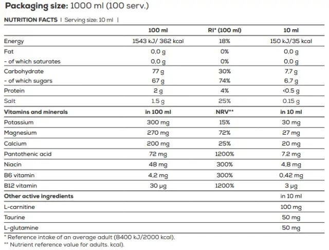 BioTechUSA Multi Hypotonic Drink 1:65 - 1000ml Pineapple 2