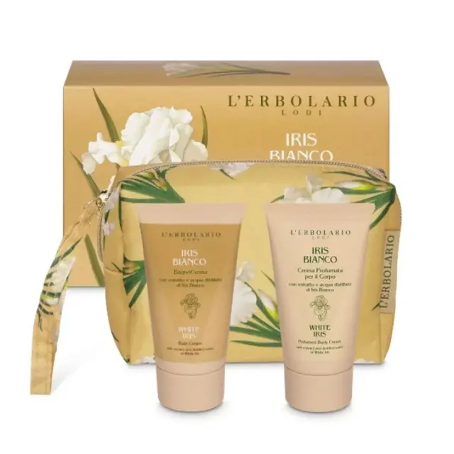 L Erbolario Promo Iris Bianco Beauty Pochette Bud Αρωματική Κρέμα Σώματος 75ml + Κρέμα Καθαρισμού Σώματος 75ml