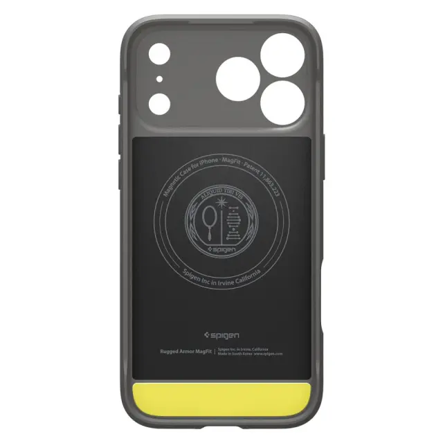 Spigen Θήκη Κινητού iPhone 17 Pro Rugged Armor Mag Magsafe Gray 3
