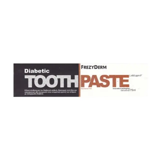Frezyderm Toothpaste Diabetic 75ml (Οδοντόπαστα με Ειδική Σύνθεση για Διαβητικούς) 2