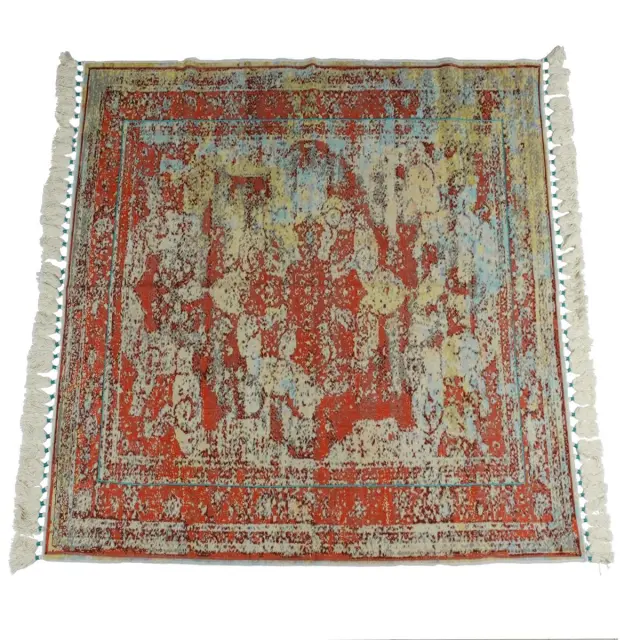 Χαλί Πορτοκαλί Βαμβακερό 120x180cm 2