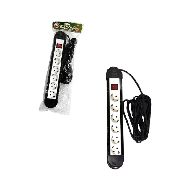 Qiaosheng πολύμπριζο 6 θέσεων με διακόπτη 5m 16A/250V~2500W - 6-position multi-socket with switch 47163
