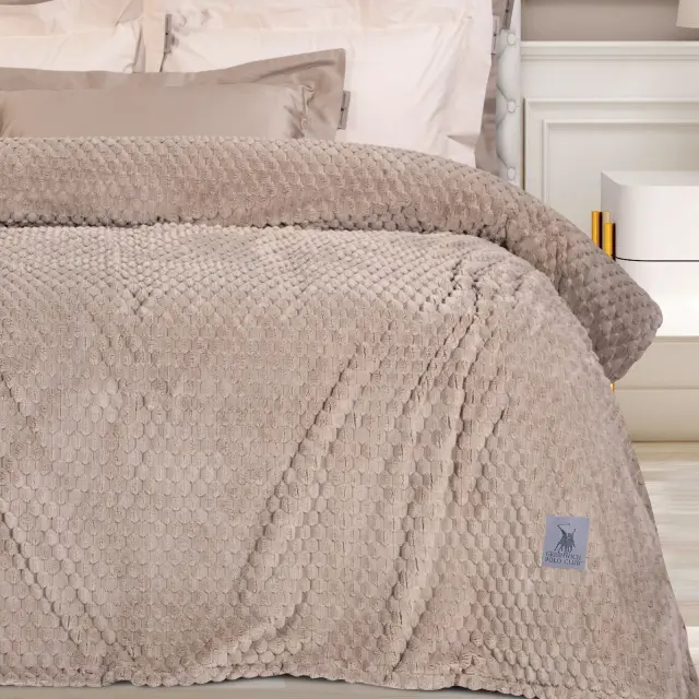 Κουβέρτα χειμωνιάτικη Υπέρδιπλη 220x240 Taupe 3475 Greenwich Polo Club 2