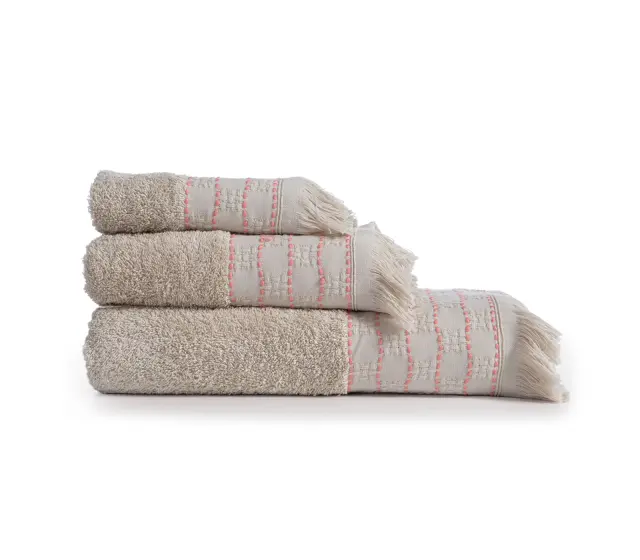 Nef-Nef Homeware Πετσέτα Προσώπου Quantro 50x90 Beige 2