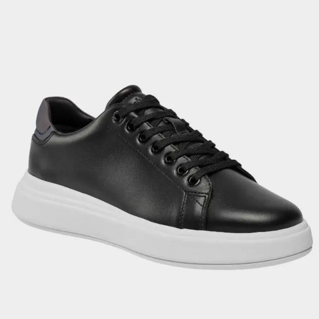 Calvin Klein - Γυναικεία Sneakers Raised Cupsole Lace Up Luminous HW0HW01997-BEH Μαύρο - 39 2