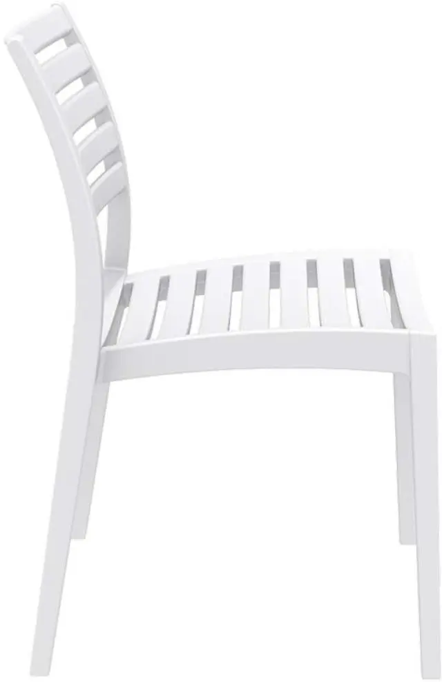 Καρέκλα Στοιβαζόμενη ARES Λευκό PP 48x58x82cm 3