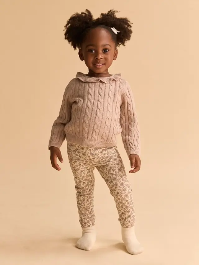 Βρεφικό Σετ για Κορίτσια Knitted Elegance ΚΑΦΕ 2