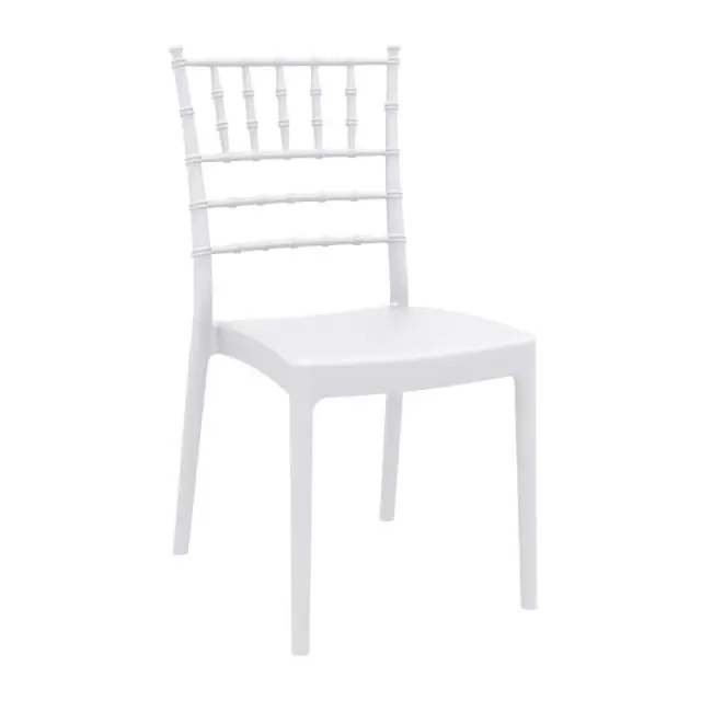 Καρέκλα Στοιβαζόμενη JOSEPHINE Λευκό PP 45x55x92cm