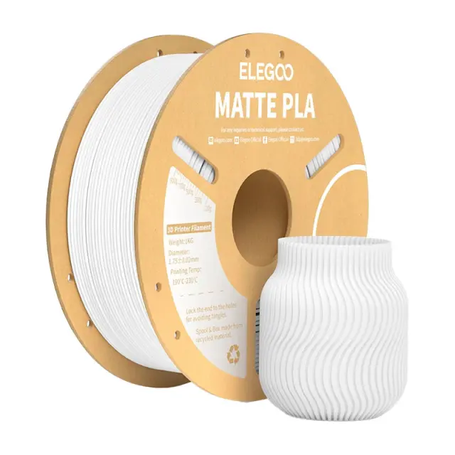 Elegoo PLA Matte White 1kg 2