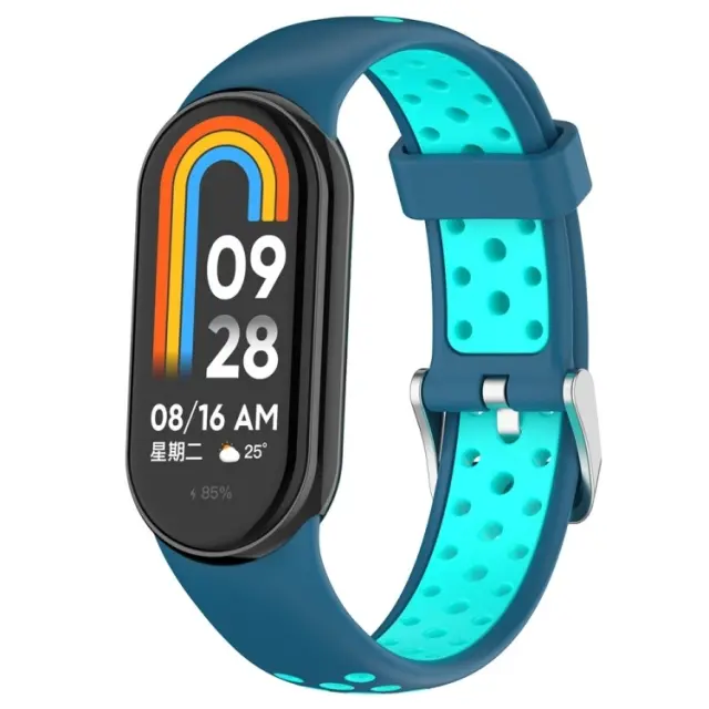 Breathable Λουράκι για Smart Band 8/9 - Blue/Turquoise OEM