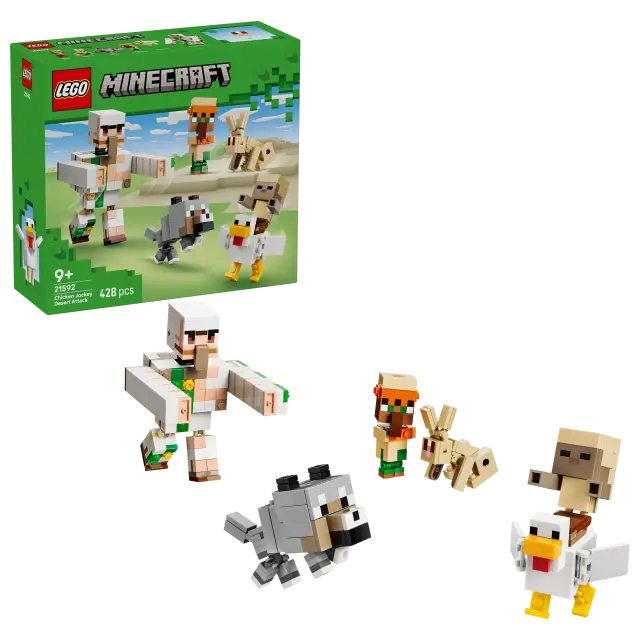 LEGO - Minecraft - Chicken Jockey Desert Attack (21592) - Toys