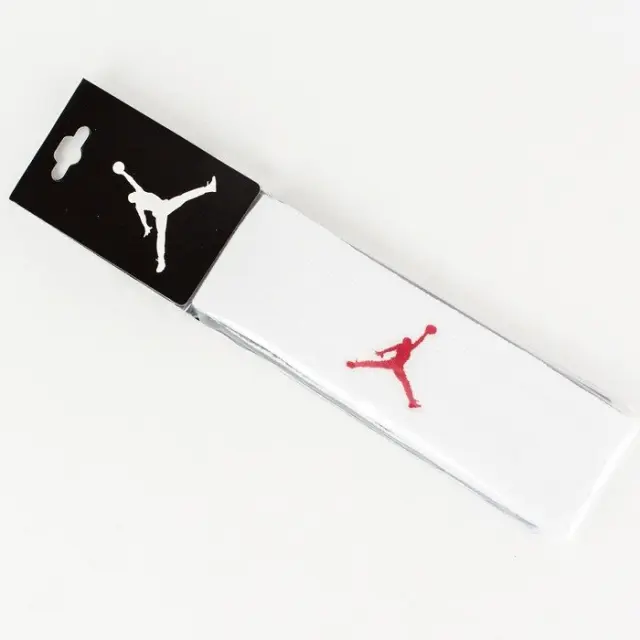 Jordan Tennis Headband Unisex Αθλητικό Περιμετώπιο 619337-100 Λευκό - MISC 3