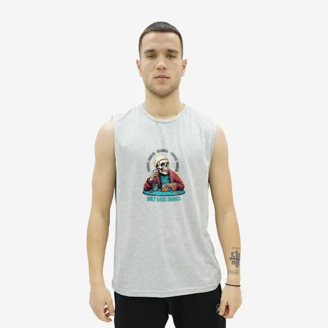 Αμάνικο Noshame® Γκρί Μελανζέ - 182405 - XXL 3