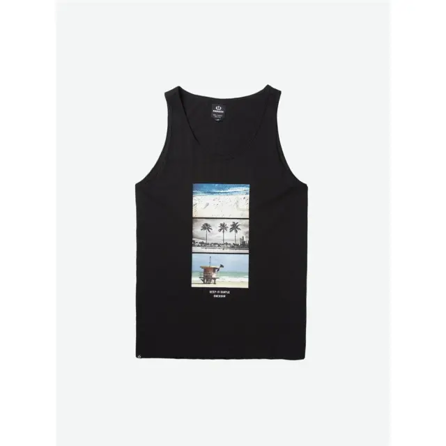 Emerson Men's Tank Top (201.EM37.55-Black) - Μαύρο - M