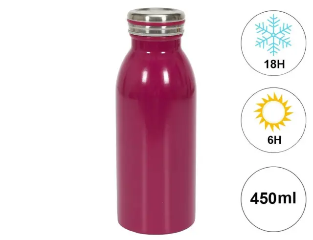 Mπουκάλι Θερμός Cook Concept με χωρητικότητα 450ml και διατήρηση θερμοκρασίας 6h ζεστό / 18h κρύο KA4807
