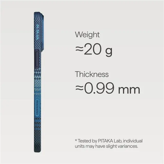 Pitaka Ultra-Slim Case, Moonrise - iPhone 17 Pro 3