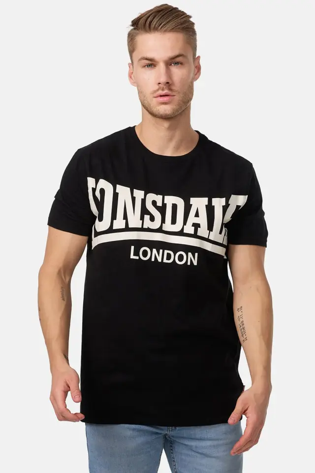 LONSDALE YORK ΑΝΔΡΙΚΗ ΜΠΛΟΥΖΑ BLACK