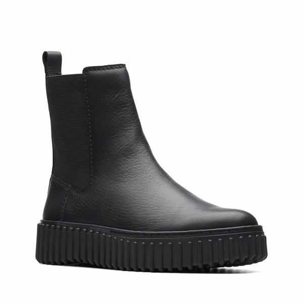 Clarks Torhill Maple Black Leather - 41.5 2