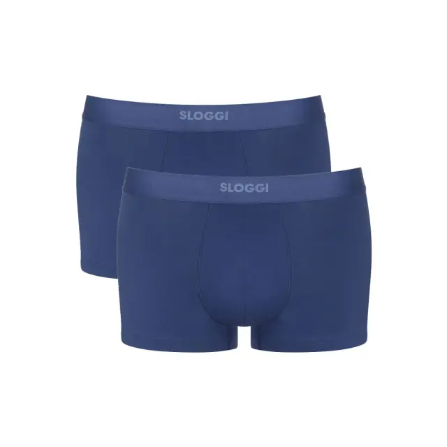 Sloggi Ανδρικό Boxer Ever Ease Hipster - Διπλό Πακέτο, Χρώμα Deep Cobalt - S