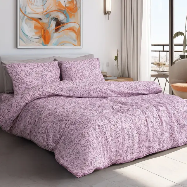 Beauty Home Σετ παπλωματοθήκη υπέρδιπλη Aelia Art 12257 220x250 Λιλά