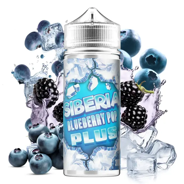 Blueberry Pop Plus 30ml (120ml) - Siberia Flavorshots