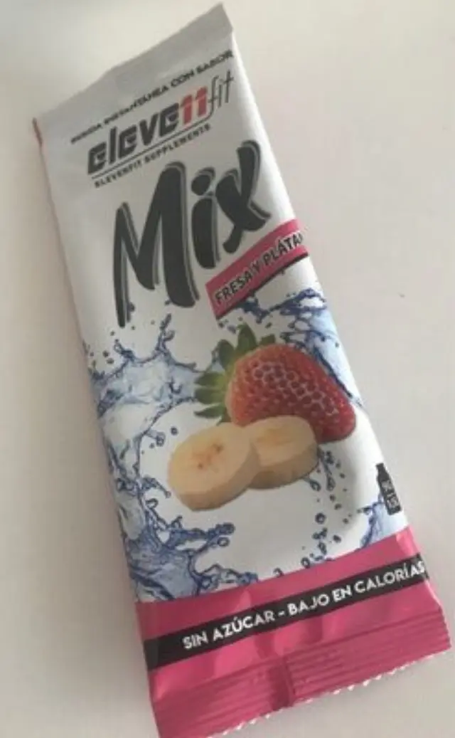 Mix Χυμός Σε Σκόνη Platano Y Fresa Μπανάνα & Φράουλα Χωρίς Προσθήκη Ζάχαρης 9gr
