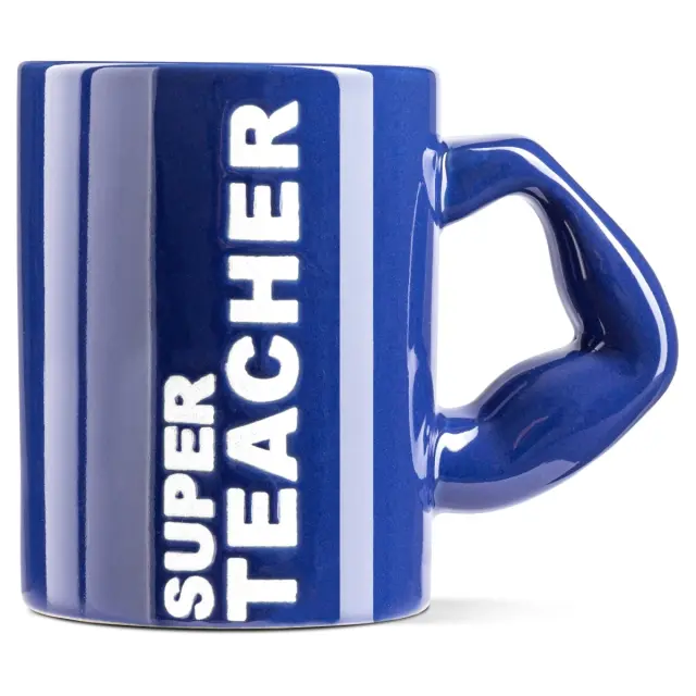 Super Teacher Mug- Blue