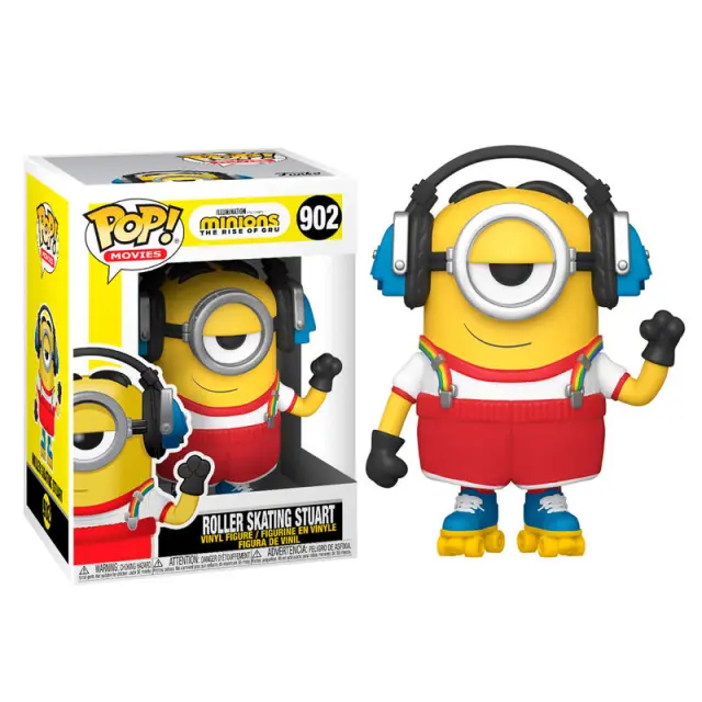 Φιγούρα Funko POP! Movies: Minions The Rise of Gru - Roller Skating Stuart #902