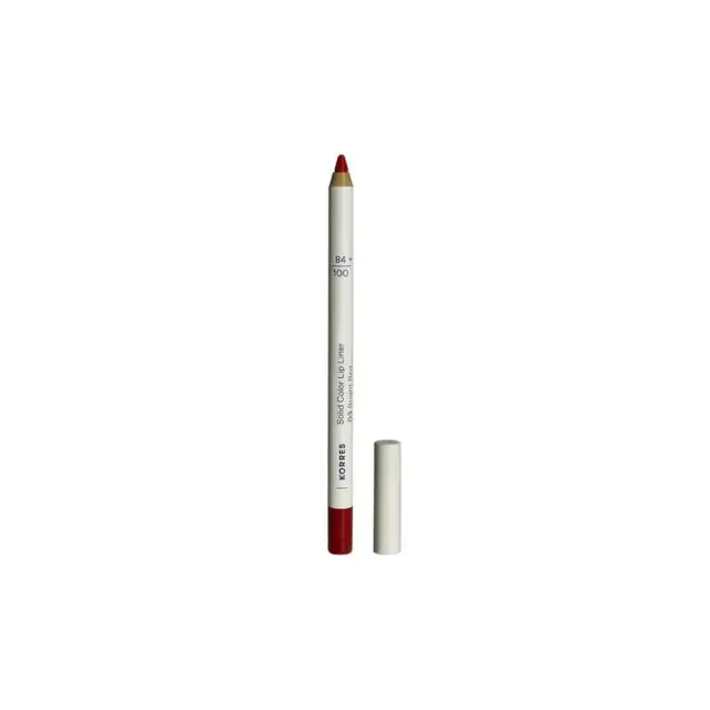 Korres Solid Color Lipliner 03 Bright Red, Μολύβι Χειλιών με Κρεμώδη Υφή & Έντονο Χρώμα Μεγάλης Διάρκειας 1.2g