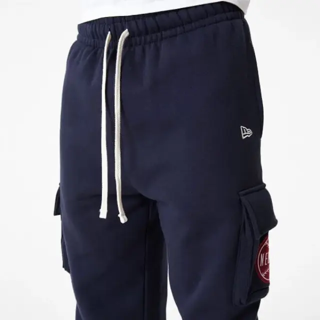 New Era Lifestyle Cargo Sweatpant 60416407 Navy Ανδρικό Παντελόνι 3
