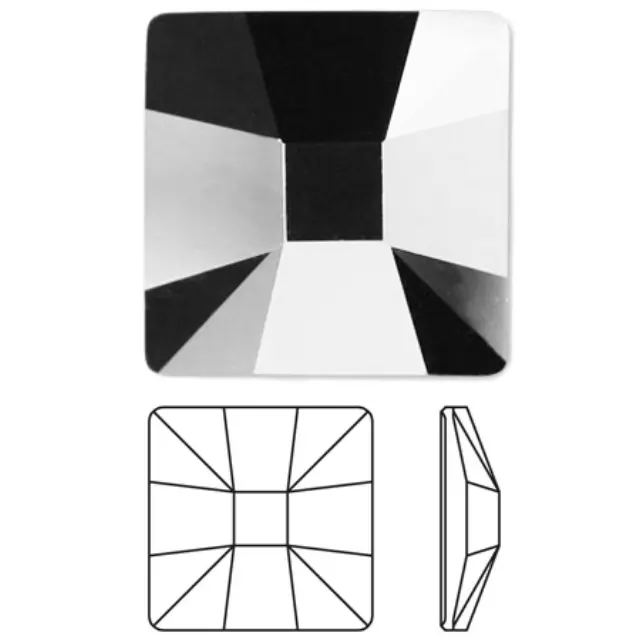 Swarovski 2483 Classic Square Crystal CAL SI 25x25mm - 1τεμ