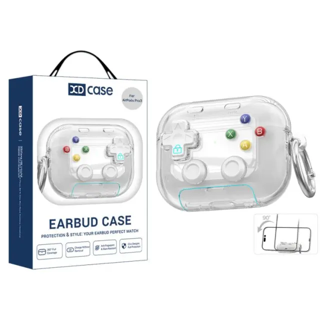 Retro Console Θήκη για Airpods Pro 3-Clear OEM