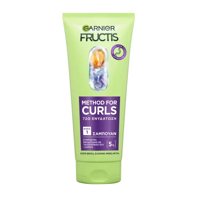 Fructis Method For Curls Βήμα 1 Σαμπουάν 200ml