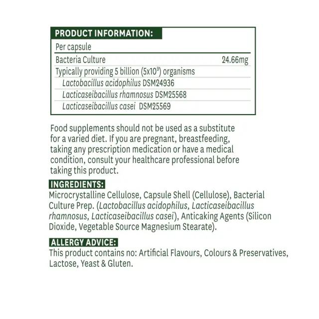 Natures Aid Acidophilus 5 billion 2
