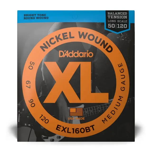 D'Addario EXL160BT Χορδές 4άχορδου Ηλεκτρικού Μπάσου 50-120