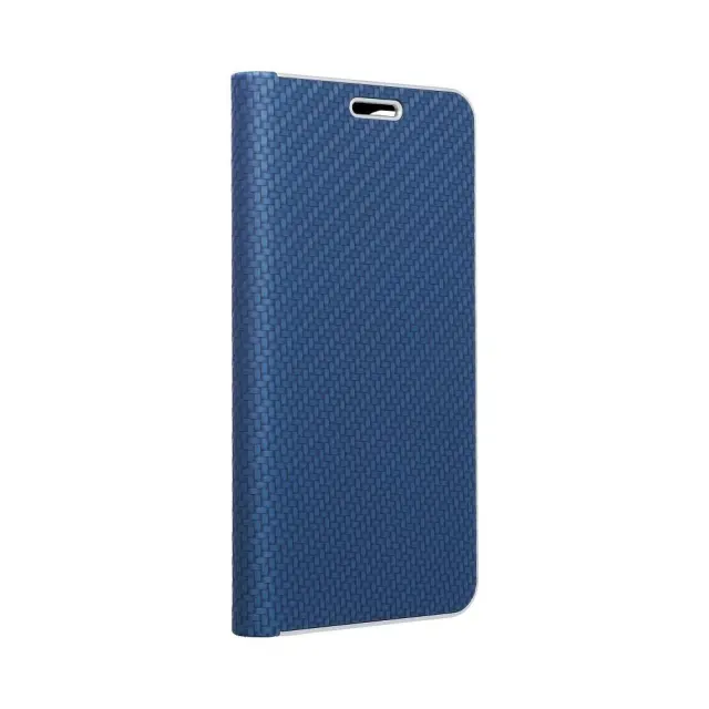 Θήκη Vennus Book Carbon για Xiaomi Redmi Note 9T Μπλε
