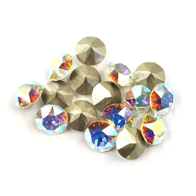 Swarovski 1088 Xirius Chaton Crystal AB PP24 Ø3.1x1.7mm ~72τεμ