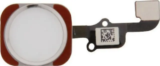 Καλωδιοταινία Κεντρικού Κουμπιού Home Button iPhone 6 – Λευκό Ασημί