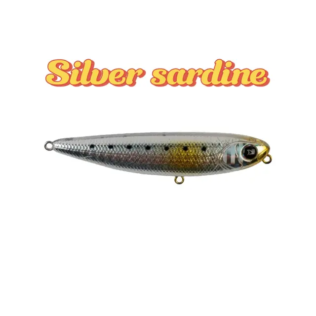 HanFish BASKIN 90F – Τεχνητό Επιφανείας 90mm 12g - Τεχνητό Δόλωμα - Silver Sardine