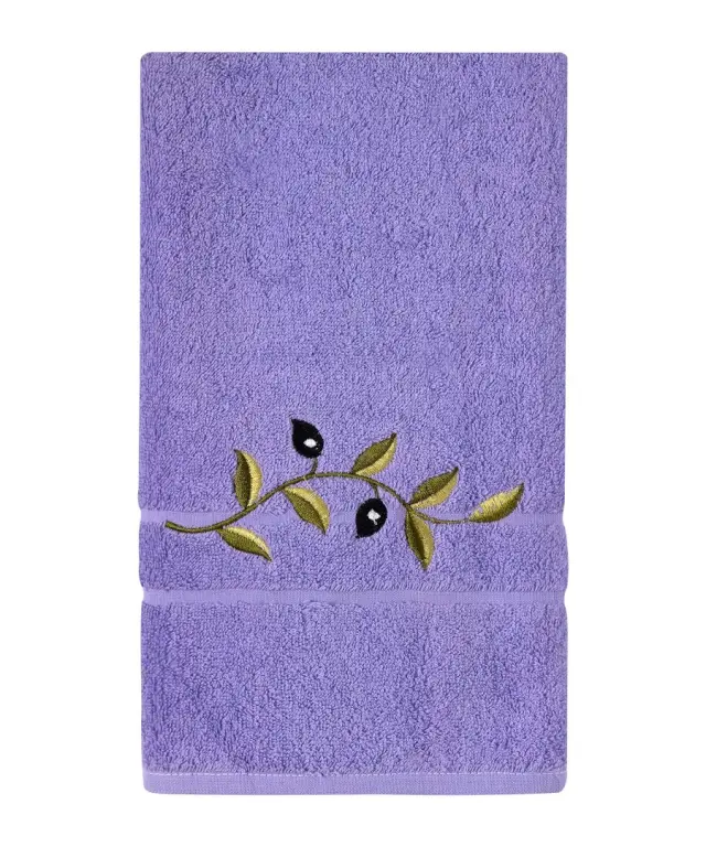 Πετσέτα Προσώπου ( 50cm x 100cm ) Μωβ με κλαδί -