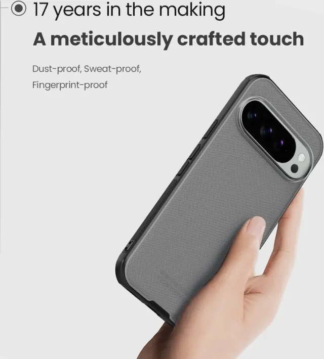 Nillkin Super Frosted PRO Back Cover for Google Pixel 10/10 Pro Transparent Black 2