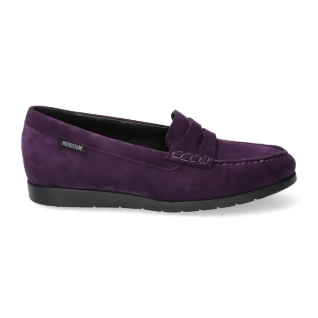 Mephisto Μοκασίνια-Loafers Γυναικείο δέρμα Nubuck Μωβ MEP/VOLGA PURPLE