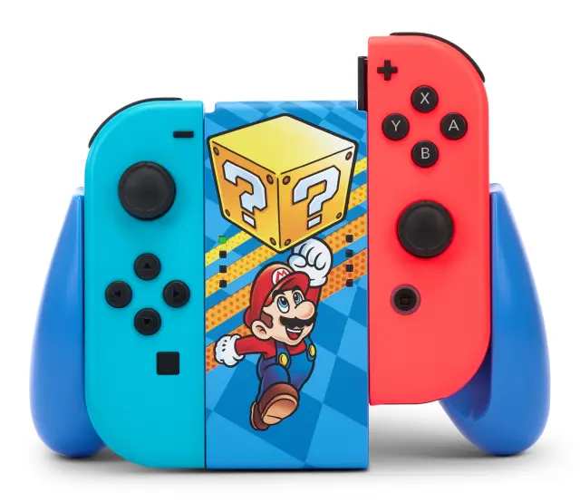 PowerA JOY-CON Comfort Grip - Mystery Block Mario -Nintendo Switch - Nintendo Switch