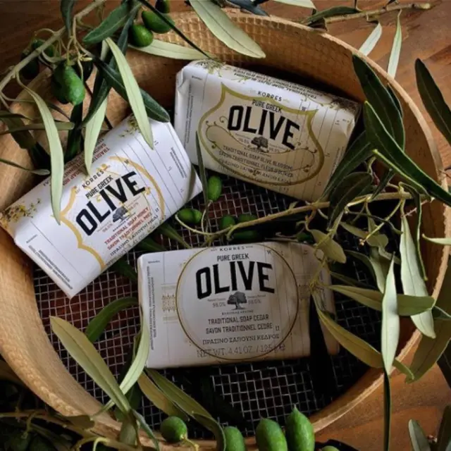 ΚΟΡΡΕΣ Olive Σαπούνι Ελιάς + Κέδρος 125gr 2
