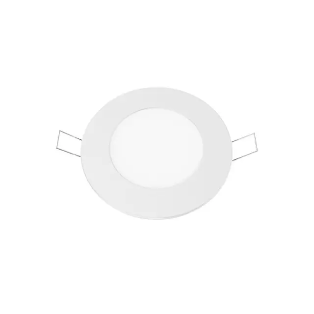 LED ΠΑΝΕΛ ΧΩΝΕΥΤΟ 230V AC 6W 6500K 470LM Ra80 Φ119mm ΛΕΥΚΟ ΣΤΡΟΓΓΥΛΟ / PENU665RW 3