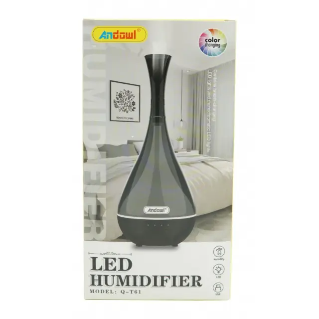 Andowl Συσκευή για Αρωματοθεραπεία Q-T61 Led Humidifier