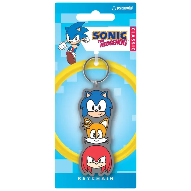 Μπρελόκ Sonic The Hedgehog (Trio Stack) PVC Keychain SKU: RK39440C