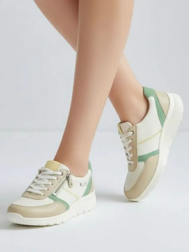 Mephisto/Sano Sneakers Γυναικείο δέρμα Άσπρο SAN/IZAE-S N/FOG - 38 2