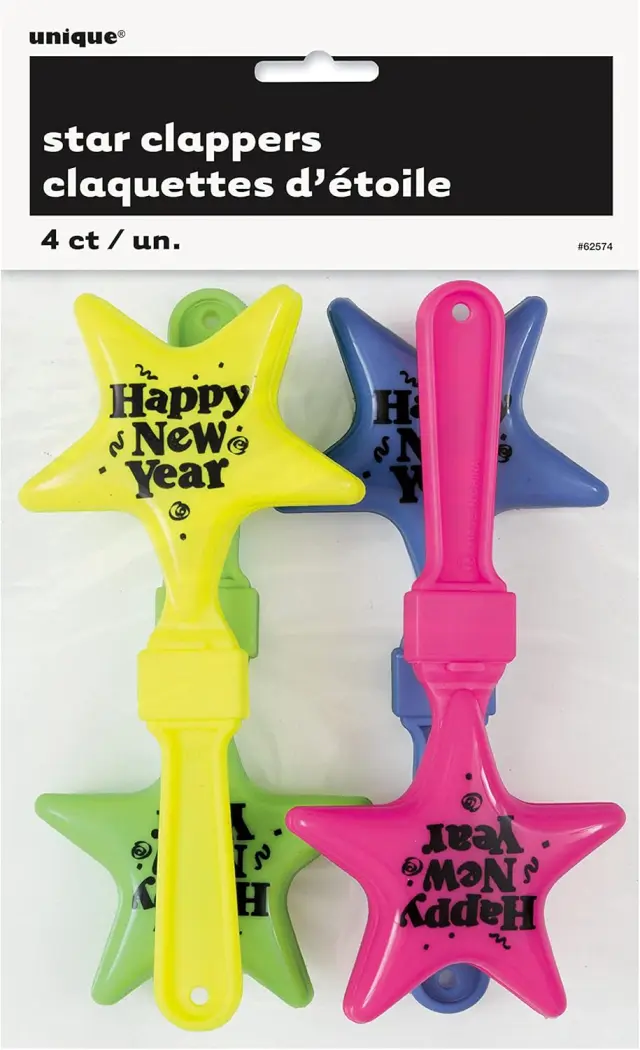 Παιχνίδια New Years Clappers - Assorted Neon / 4 τμχ