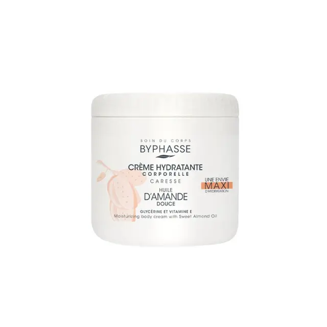 Byphasse Moisturizing Body Cream With Sweet Almond Oil 500ml
